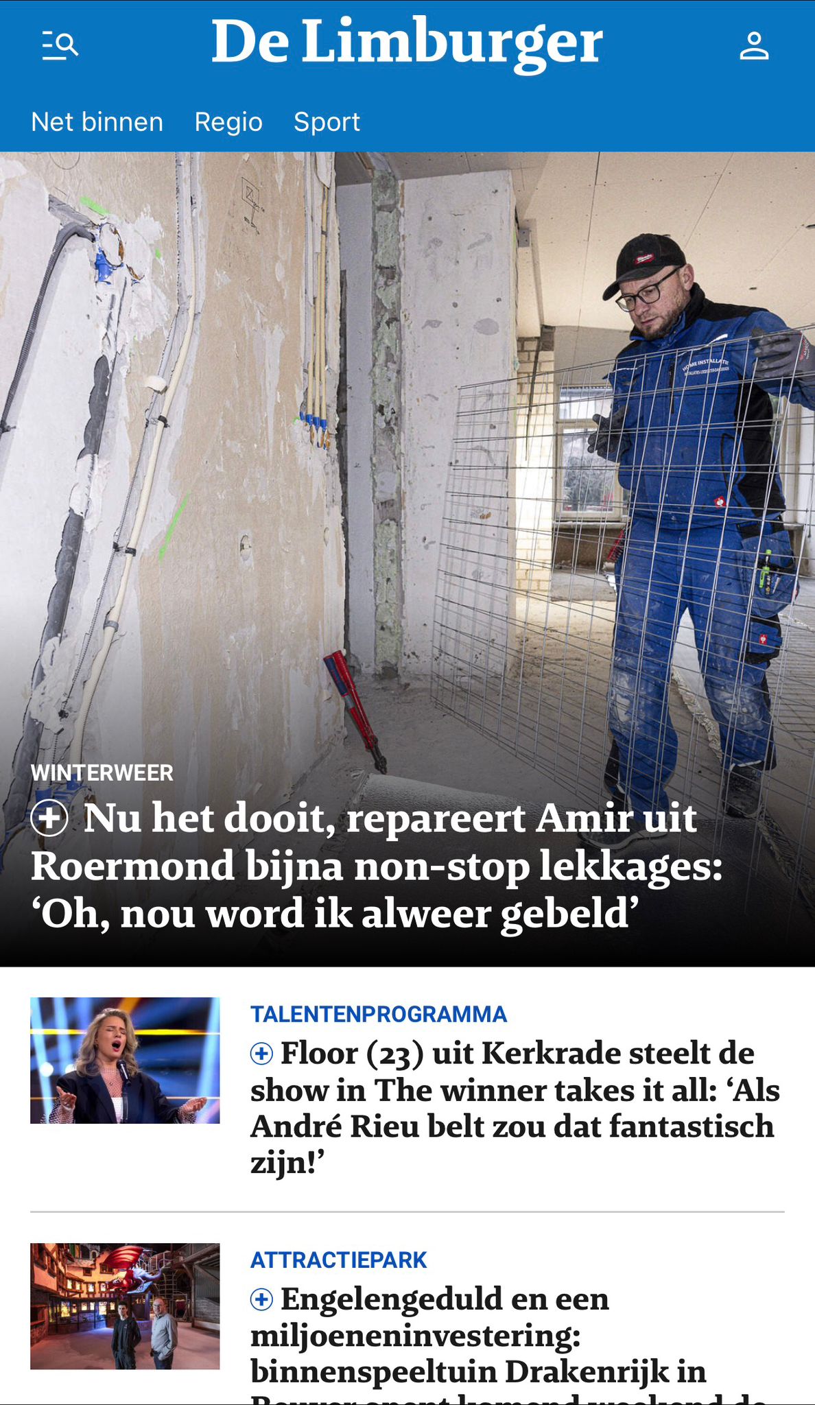 Artikel in De Limburger